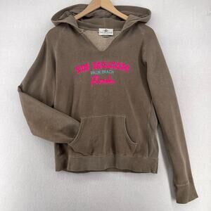 THE BREAKERS Hoodie Women L Resort Hotel FL Palm Beach Sweatshirt Restaurant Bar